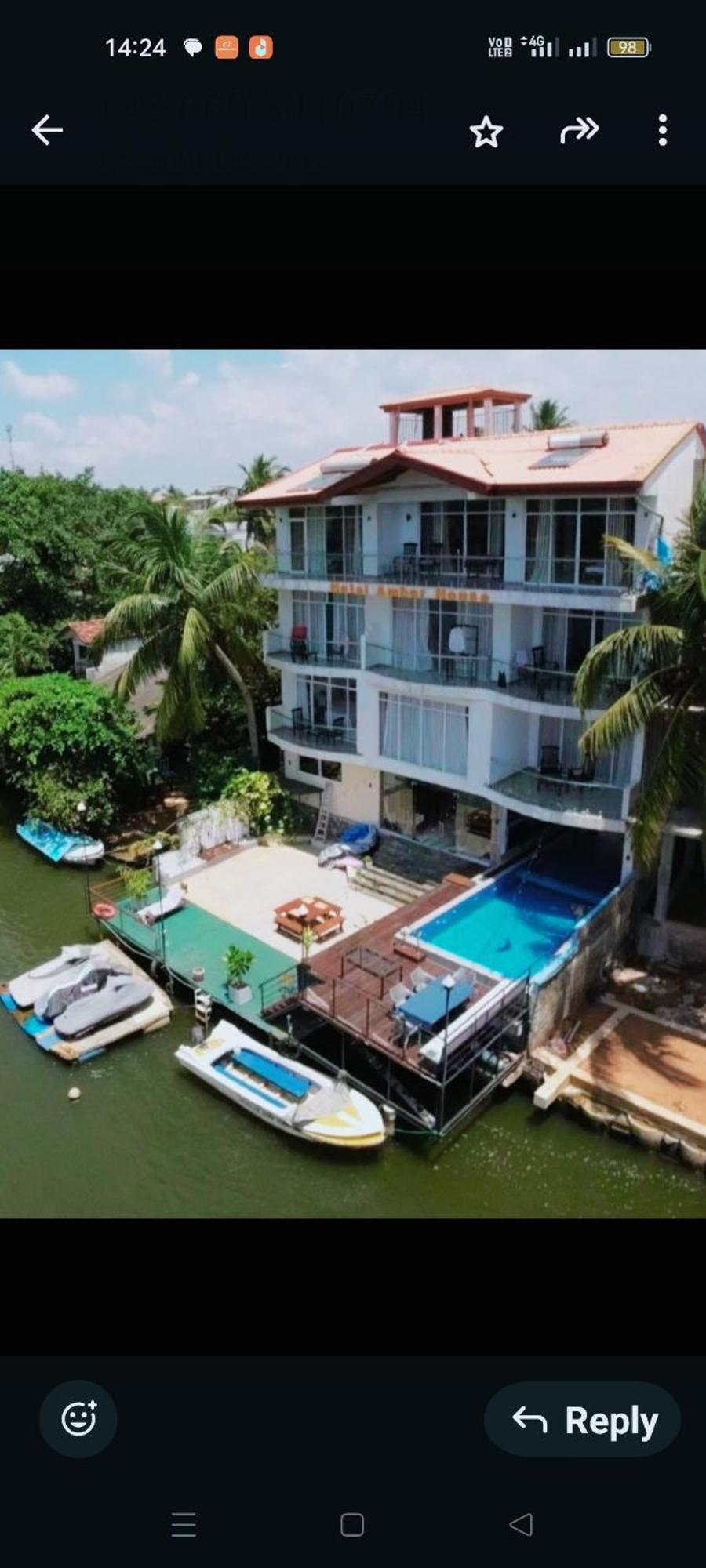 Amber House Lanka Hotel Bentota Exterior photo